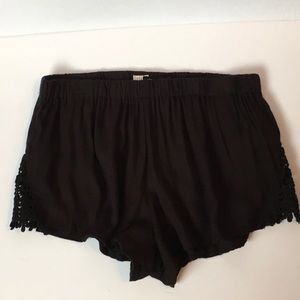 Volcom beach/surf shorts with lace inserts